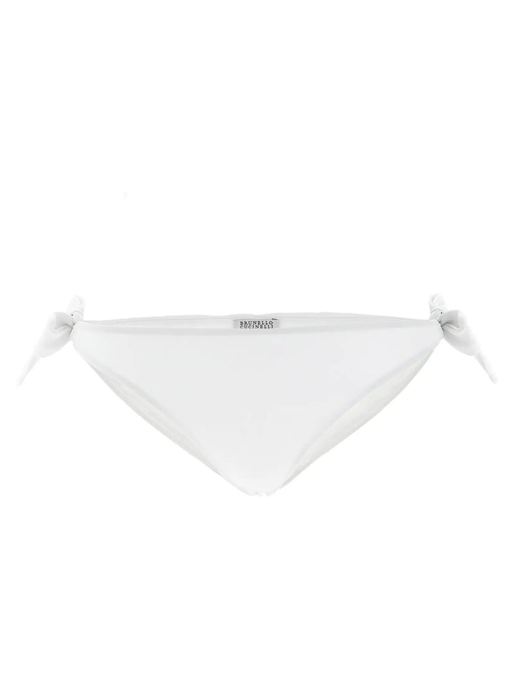 Brunello Cucinelli White Polyamide Swim Briefs
