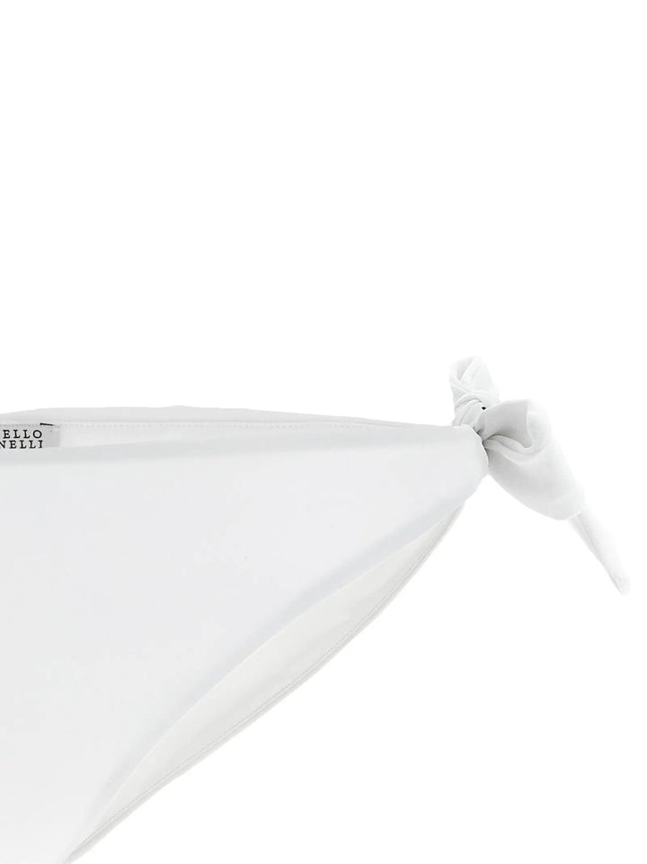 Brunello Cucinelli White Polyamide Swim Briefs