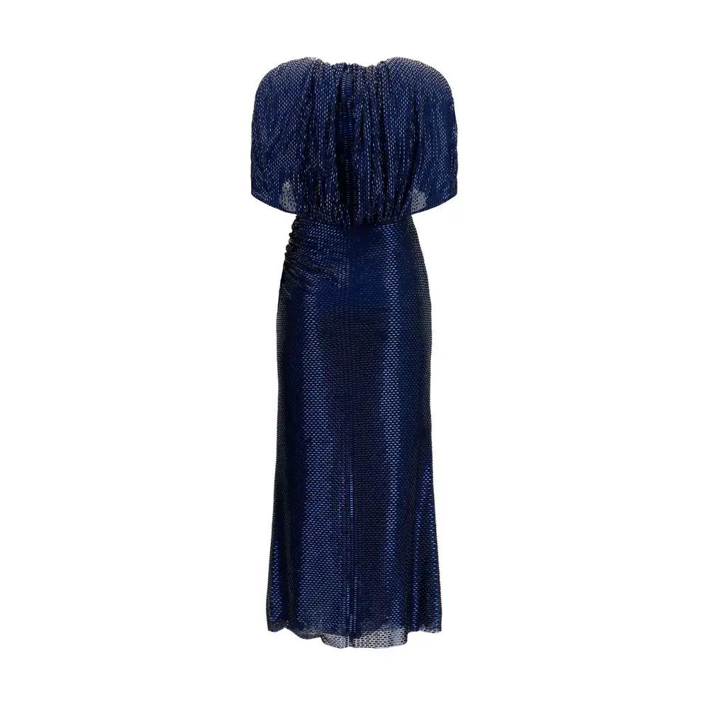 Self-Portrait Sample Sale | Self-Portrait Blue Polyester Cocktail Dress - | Designer outlet