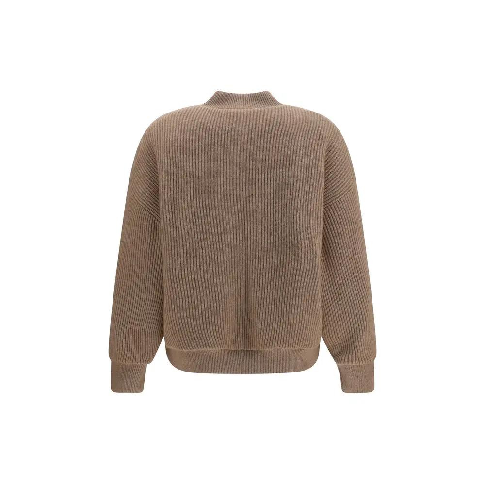 Brunello Cucinelli Sample Sale | Brunello Cucinelli Beige Cashmere Bomber - | Designer outlet