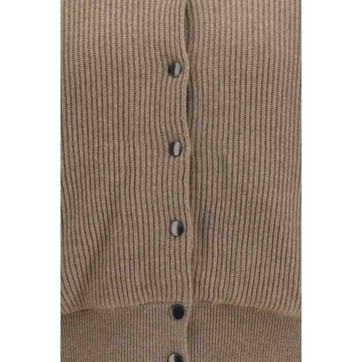 Brunello Cucinelli Beige Cashmere Bomber