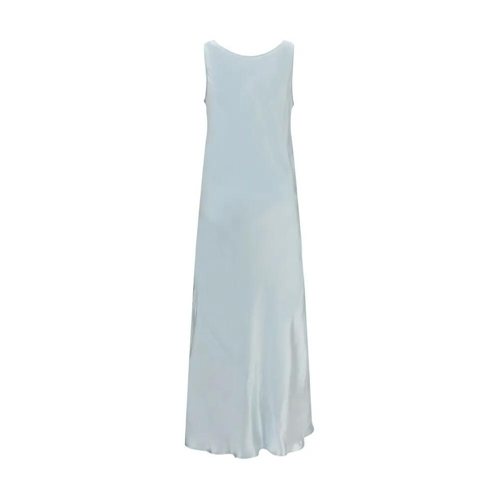Miu Miu Sample Sale | Miu Miu Blue Viscose Casual Dress - | Designer outlet