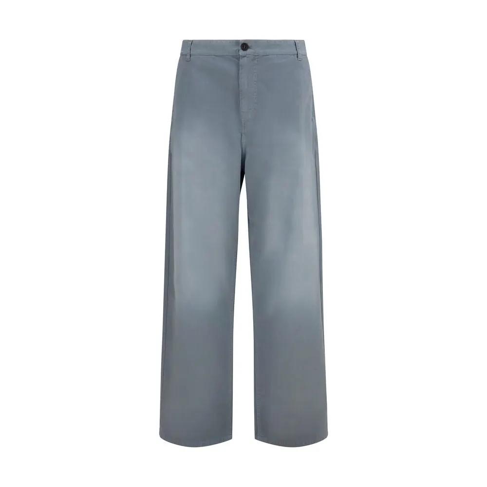 Miu Miu Sample Sale | Miu Miu Gray Cotton Casual Pants - | Designer outlet