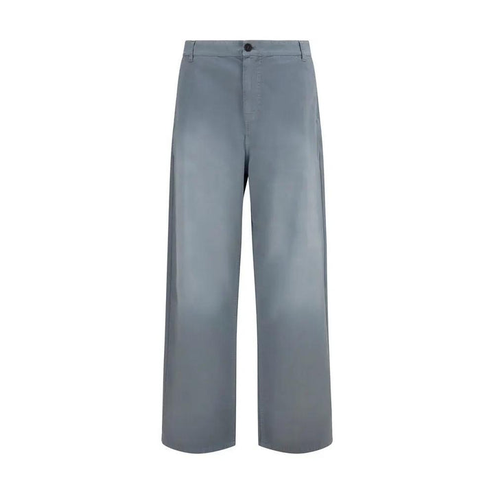 Miu Miu Sample Sale | Miu Miu Gray Cotton Casual Pants - | Designer outlet
