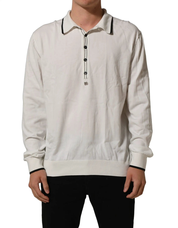 Dolce &amp; Gabbana Black Leaf Print Silk Men Crew Neck T-shirt