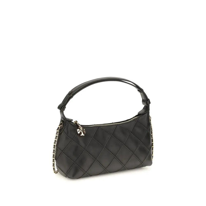 Tory Burch Black Calf Leather Bos Taurus Handbag