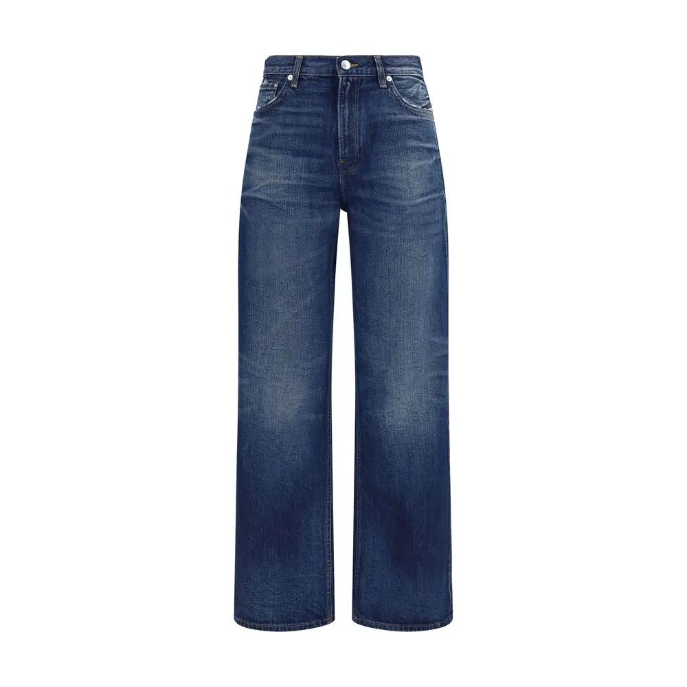 Haikure Blue Cotton Jeans Denim