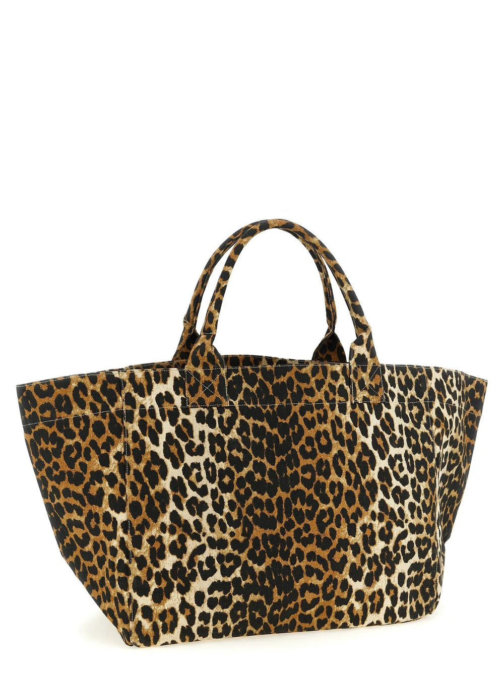 Ganni Sample Sale | Ganni Brown Recycled Cotton Tote Bag - | Designer outlet