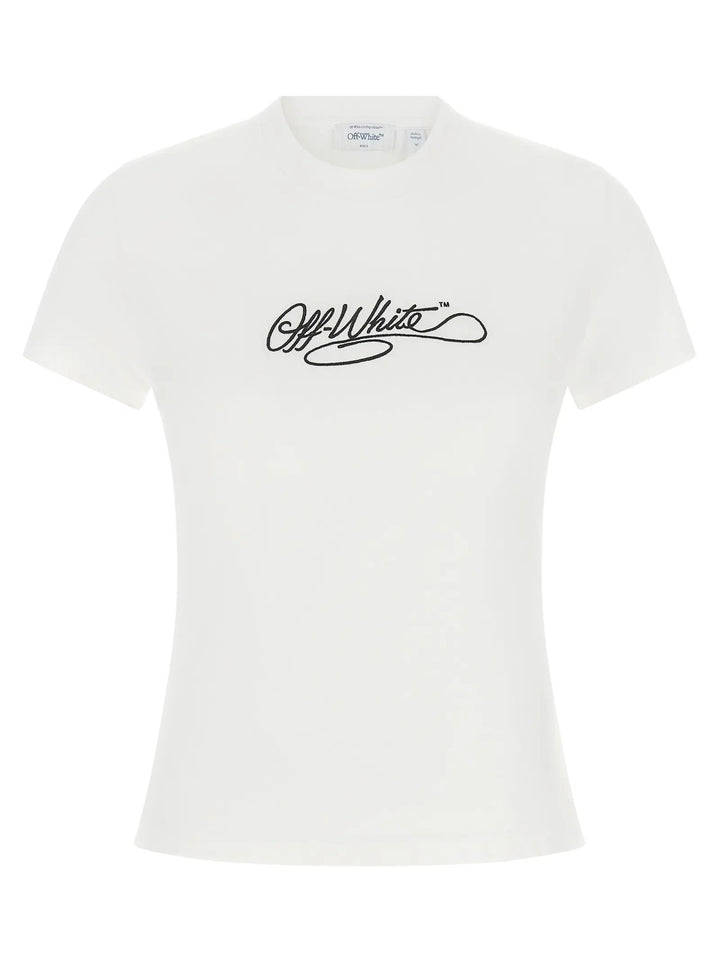 Off-White White Cotton T-Shirt