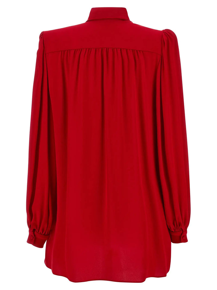 Valentino Garavani Sample Sale | Valentino Garavani Red Silk Blouse - | Designer outlet