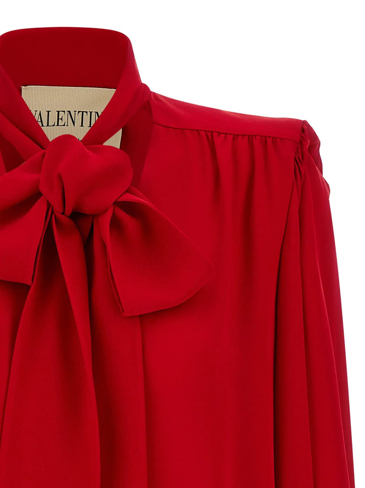 Valentino Garavani Sample Sale | Valentino Garavani Red Silk Blouse - | Designer outlet