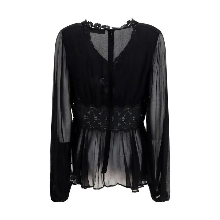 Zimmermann Black Viscose Blouse