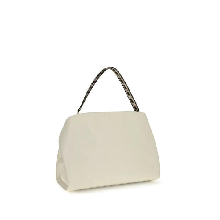 Ferragamo Beige Calf Leather Bos Taurus Shoulder Bag