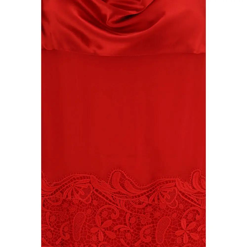 Ferragamo Multicolor Silk Cocktail Dress