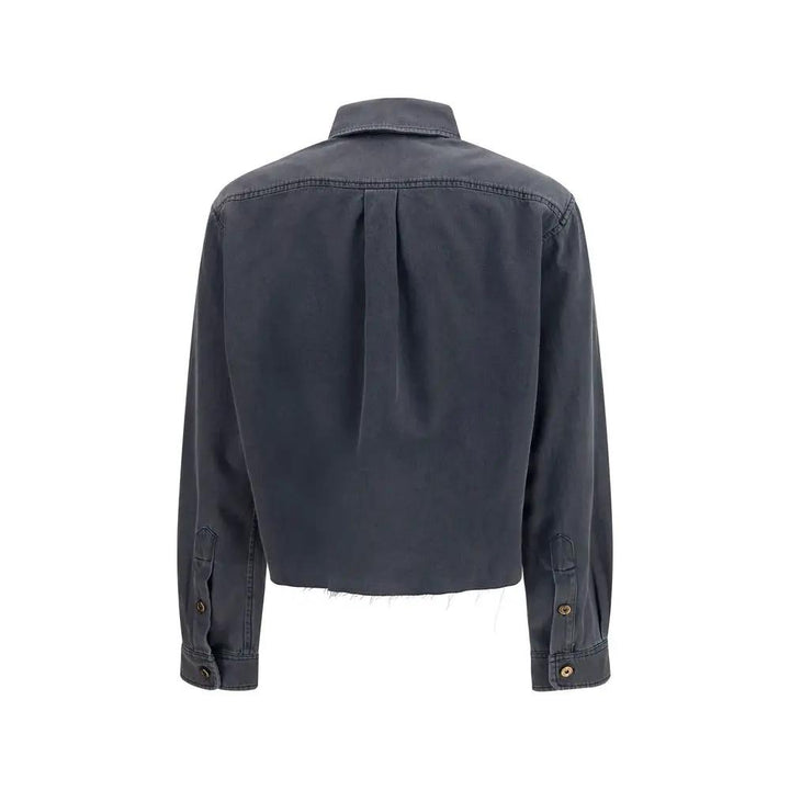 Miu Miu Gray Denim Shirt