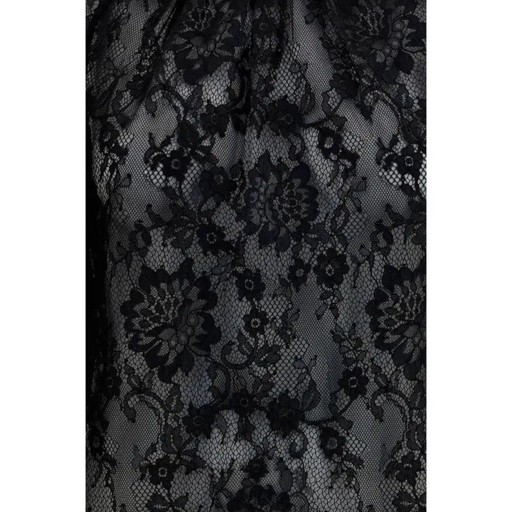 Self-Portrait Black Polyamide Blouse