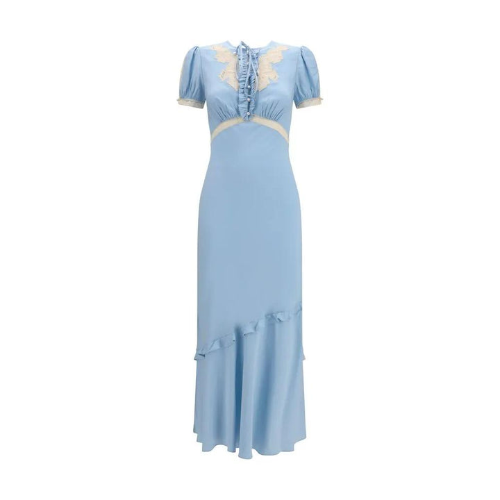 Self-Portrait Sample Sale | Self-Portrait Blue Viscose Casual Dress - | Designer outlet