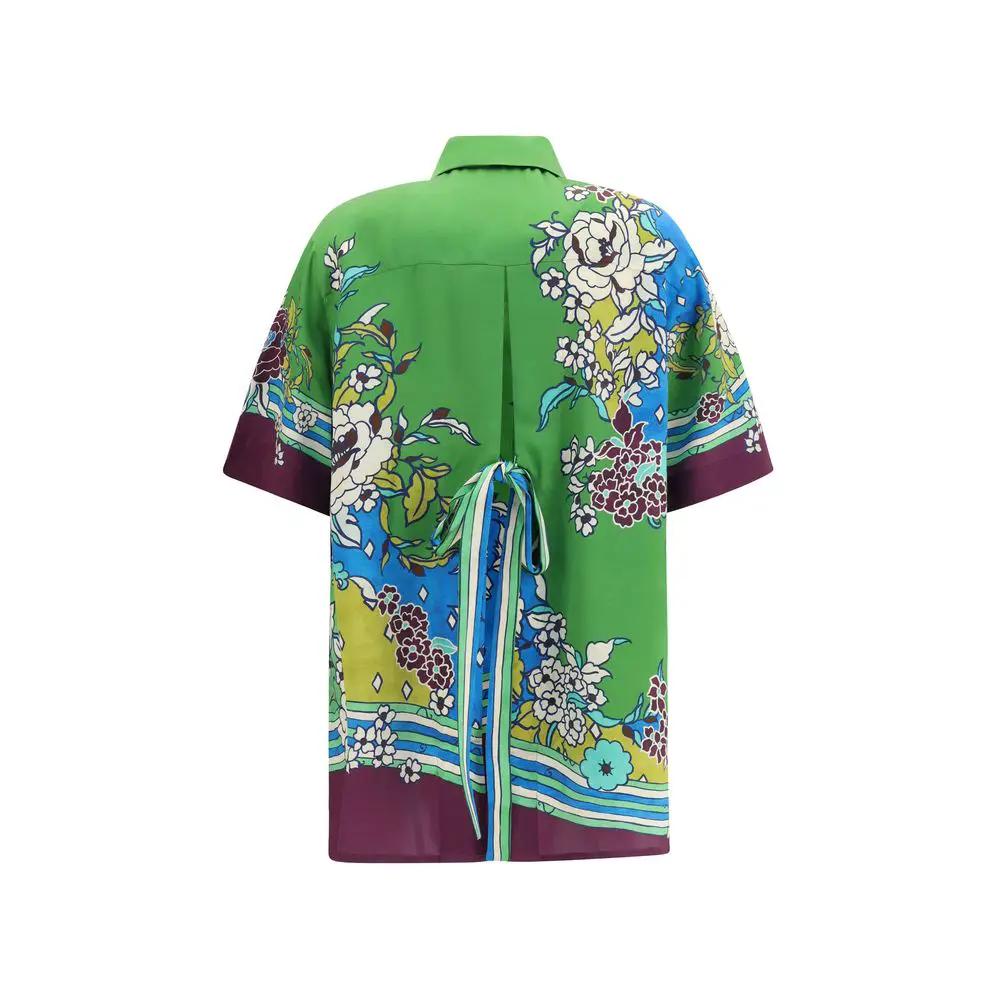 Alemais Sample Sale | Alemais Multicolor Silk Blouse - | Designer outlet