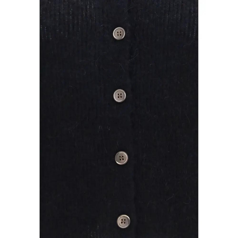 Our Legacy Black Alpaca Vicugna Pacos Polo Shirt