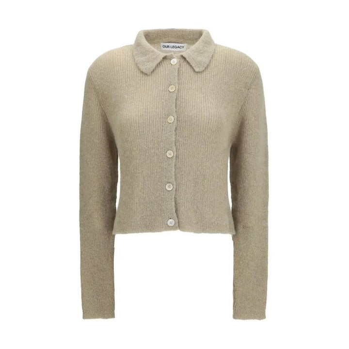 Our Legacy Beige Alpaca Vicugna Pacos Polo Shirt