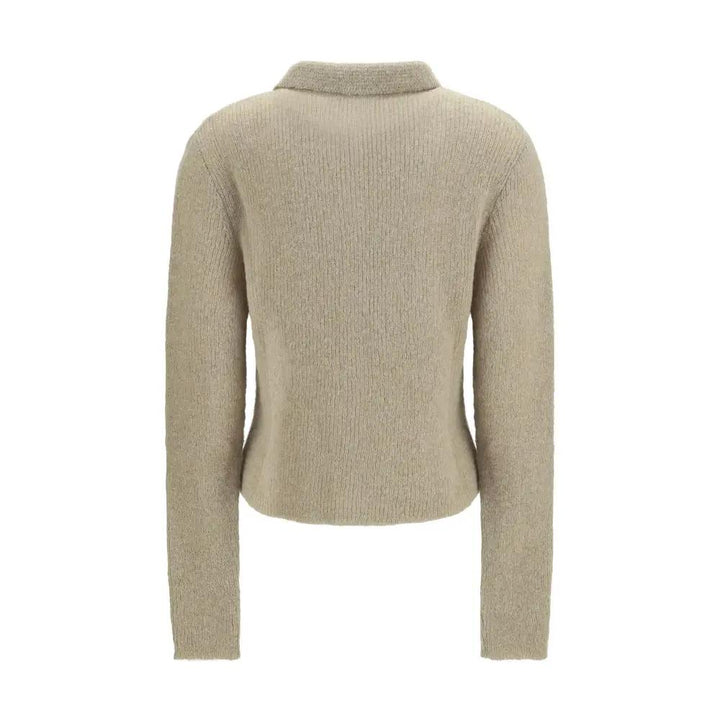 Our Legacy Beige Alpaca Vicugna Pacos Polo Shirt