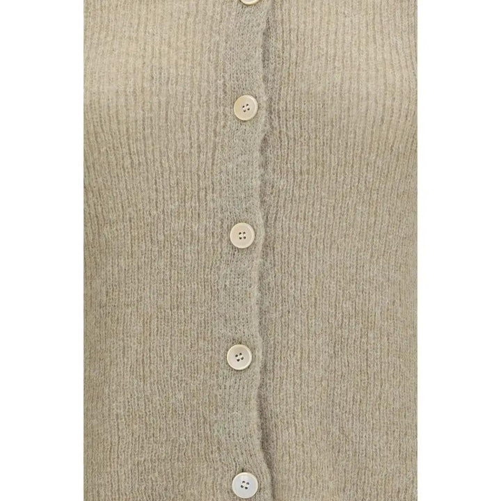 Our Legacy Beige Alpaca Vicugna Pacos Polo Shirt