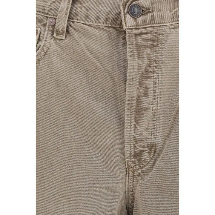 Agolde Brown Cotton Casual Pants