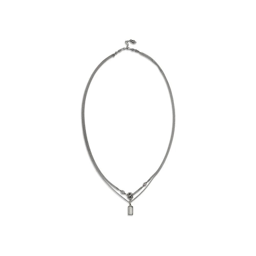 Alexander McQueen Sample Sale | Alexander McQueen Silver Brass Necklace - | Designer outlet