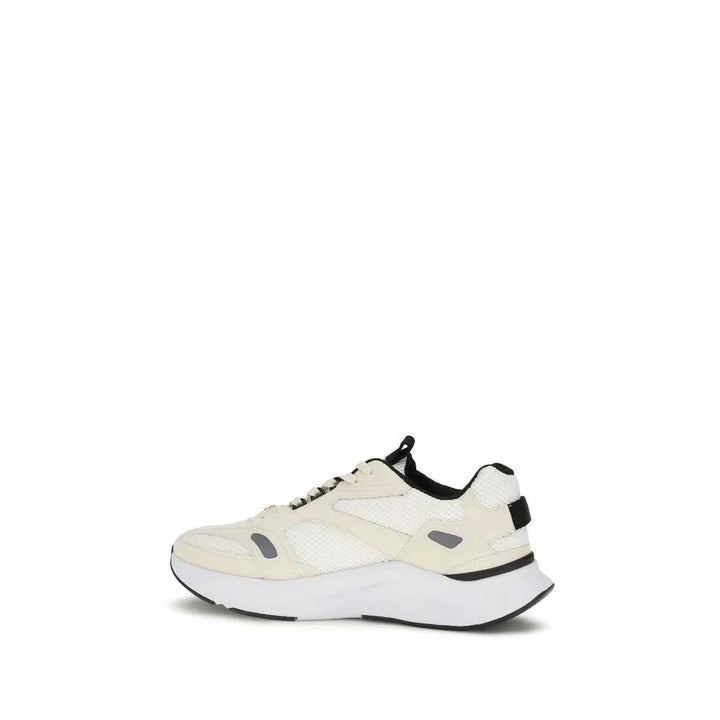 Valentino Garavani White Fabric Low Top Sneakers