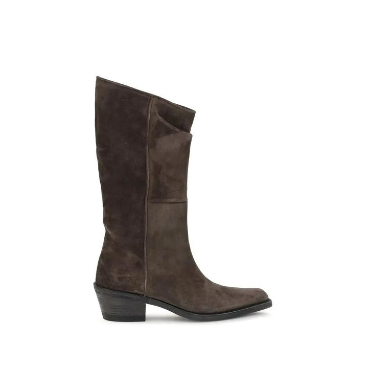 Khaite Sample Sale | Khaite Brown Leather Ankle Boots - | Designer outlet