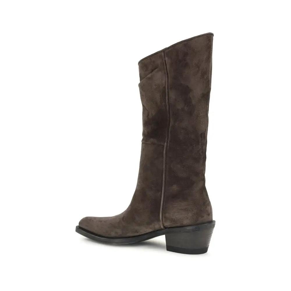 Khaite Sample Sale | Khaite Brown Leather Ankle Boots - | Designer outlet