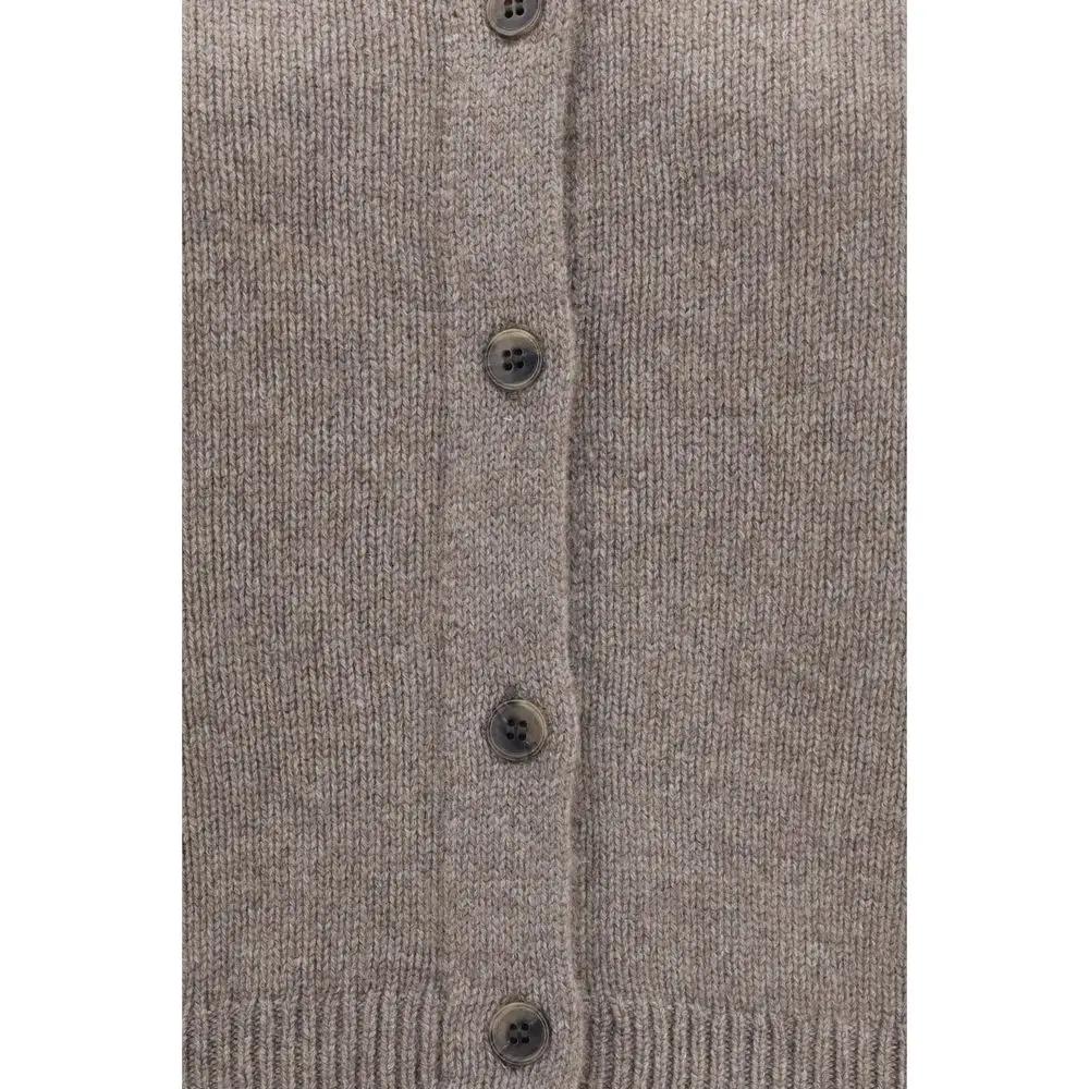 Lisa Yang Beige Cashmere Cardigan