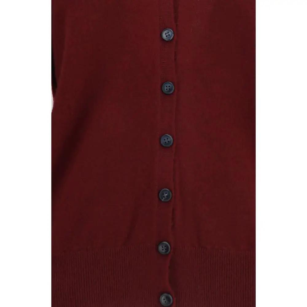 Lisa Yang Bordeaux Cashmere Cardigan