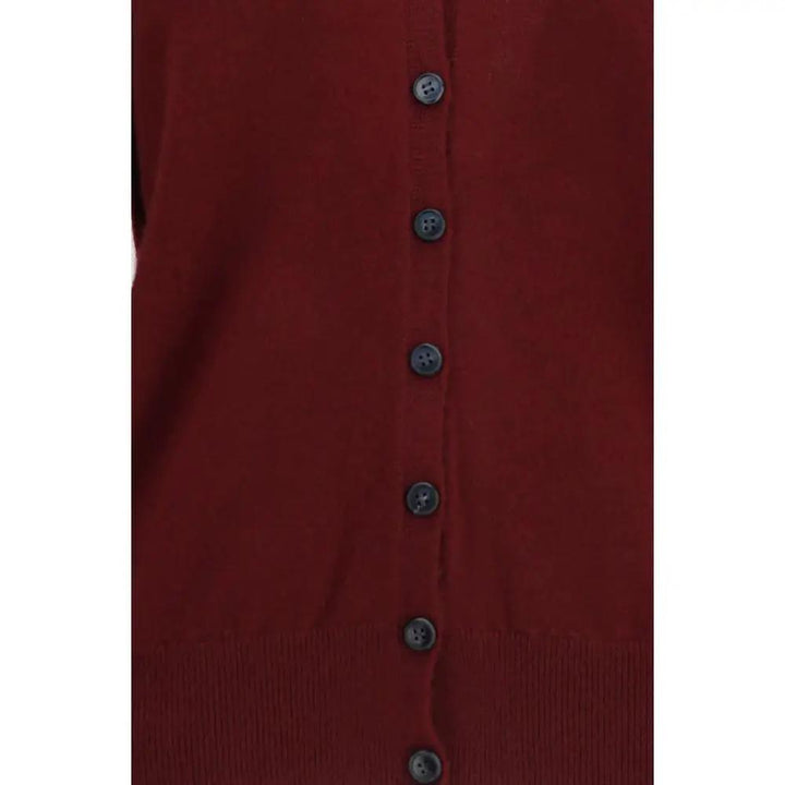 Lisa Yang Bordeaux Cashmere Cardigan