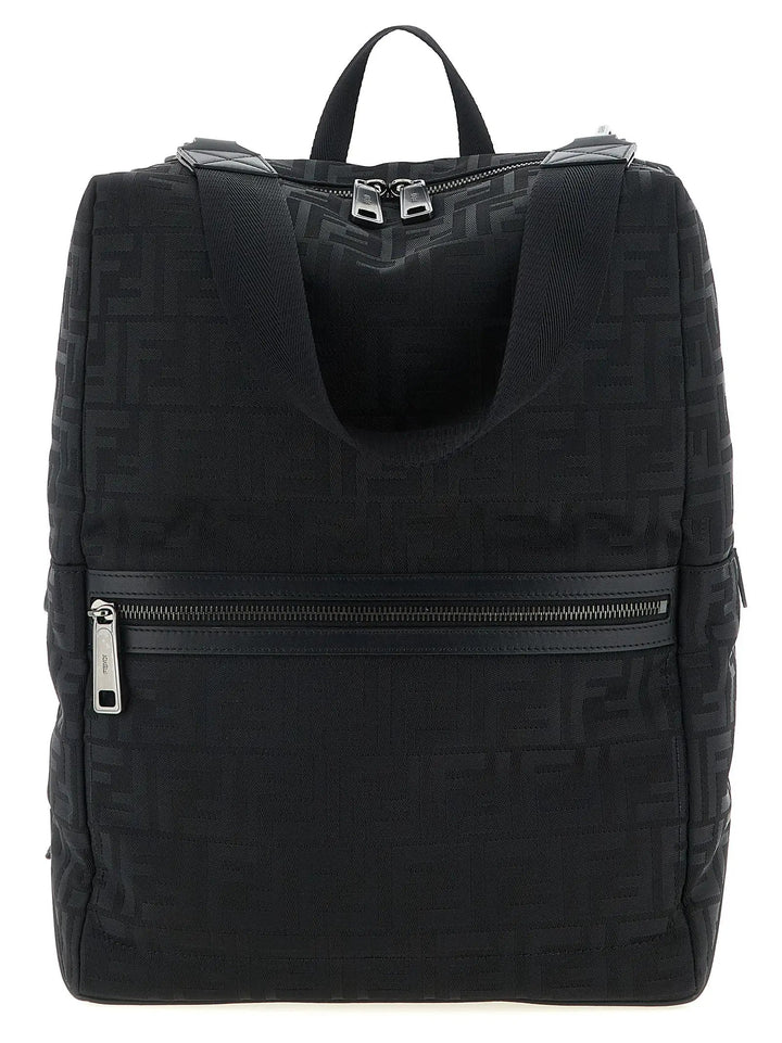Fendi Black Polyamide Backpack