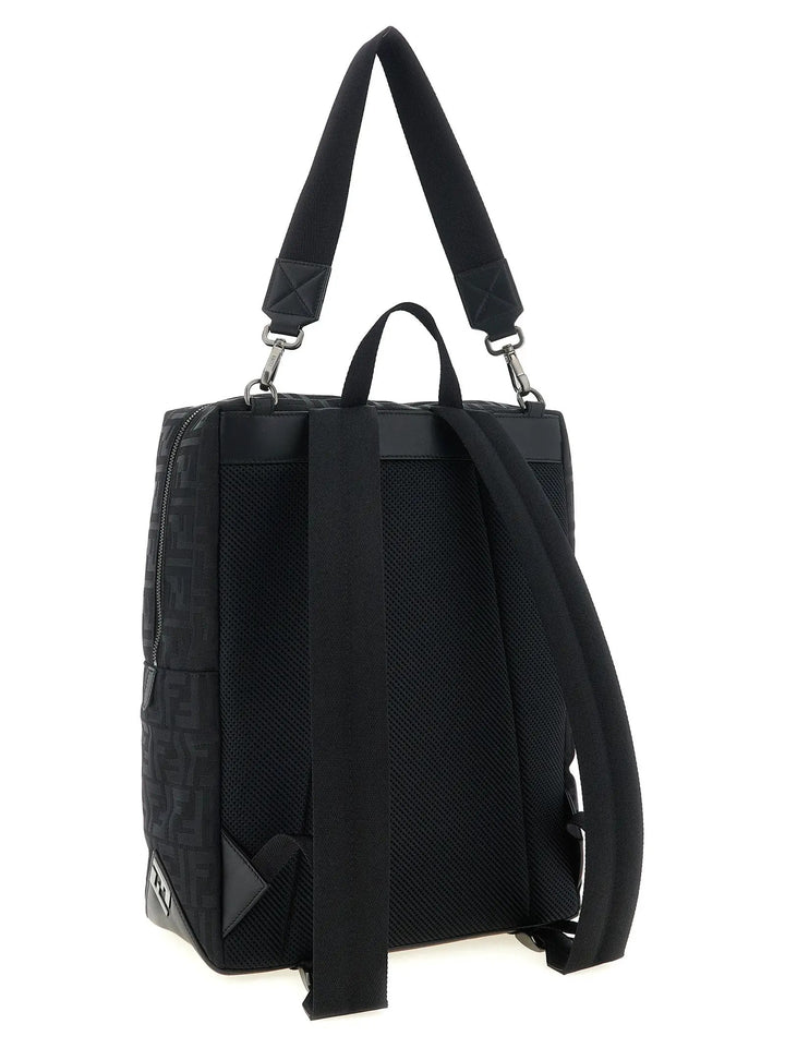 Fendi Black Polyamide Backpack