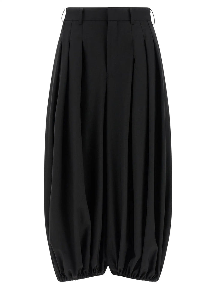 Comme Des Garçons Sample Sale | Comme Des Garçons Black Wool Pants - | Designer outlet