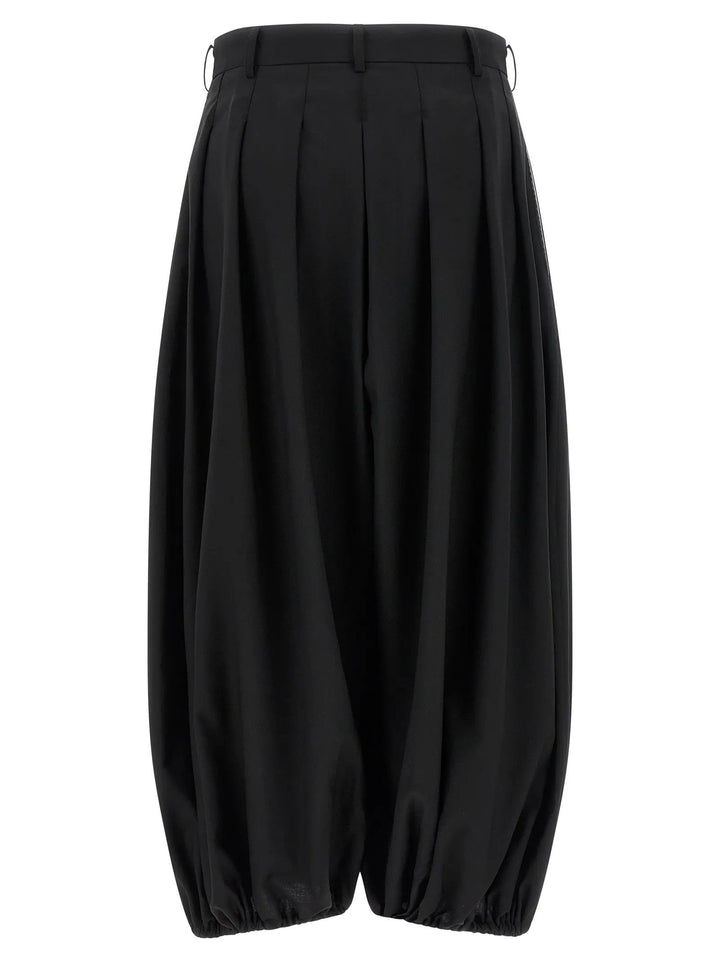 Comme Des Garçons Sample Sale | Comme Des Garçons Black Wool Pants - | Designer outlet