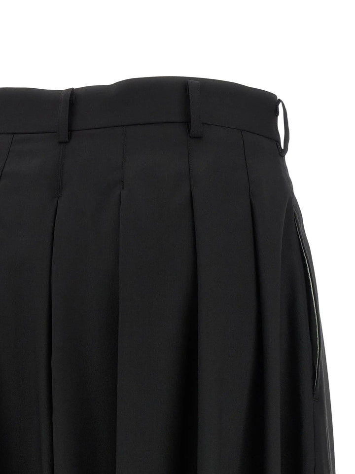 Comme Des Garçons Sample Sale | Comme Des Garçons Black Wool Pants - | Designer outlet