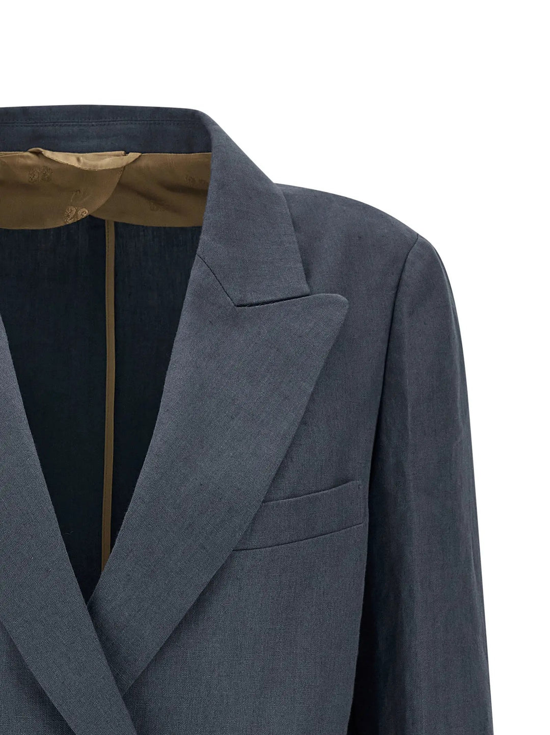 Blazé Milano Sample Sale | Blazé Milano Blue Linen Blazer - | Designer outlet