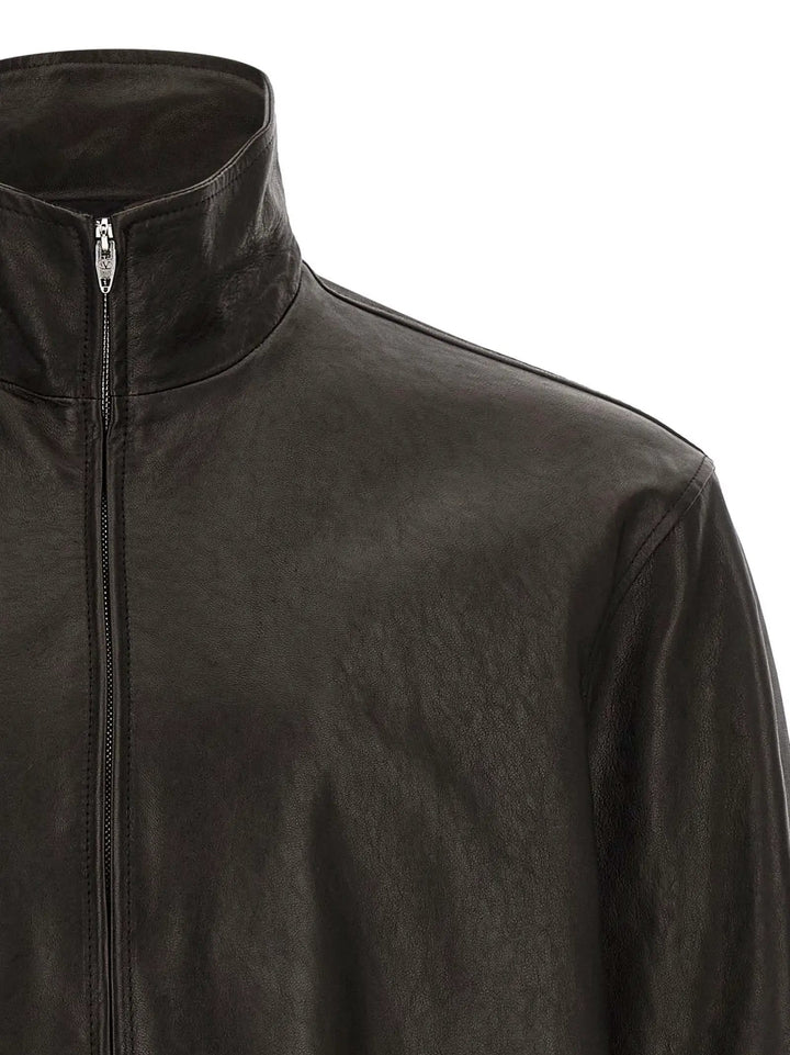 Valentino Garavani Sample Sale | Valentino Garavani Black Calfskin Leather Jacket - | Designer outlet