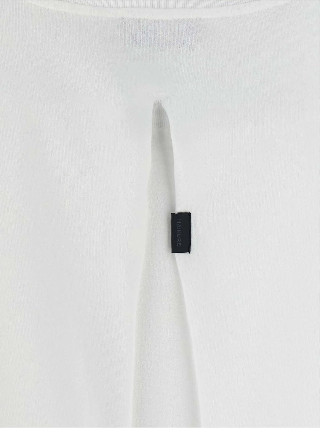 Haikure White Cotton T-Shirt