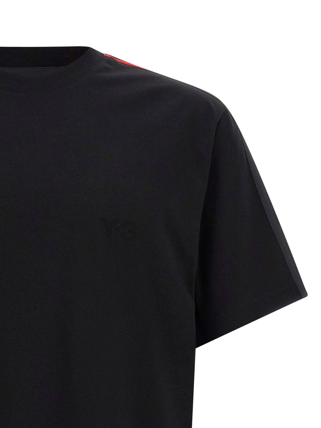 Y-3 Black Cotton T-Shirt