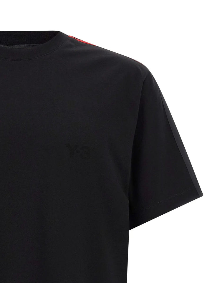 Y-3 Black Cotton T-Shirt