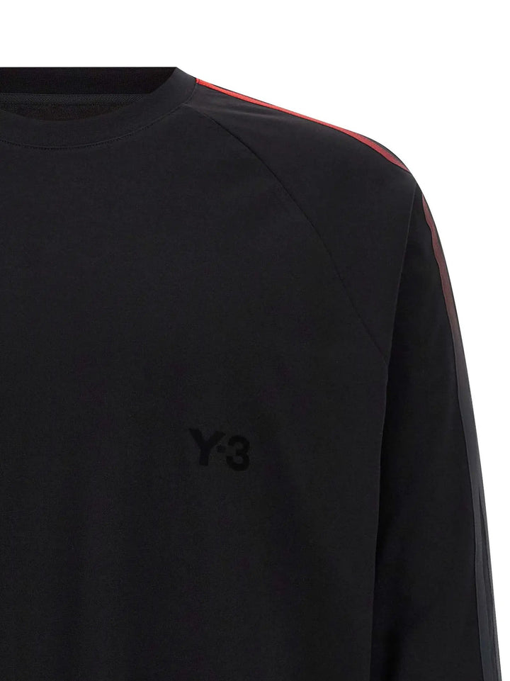 Y-3 Black Cotton T-Shirt