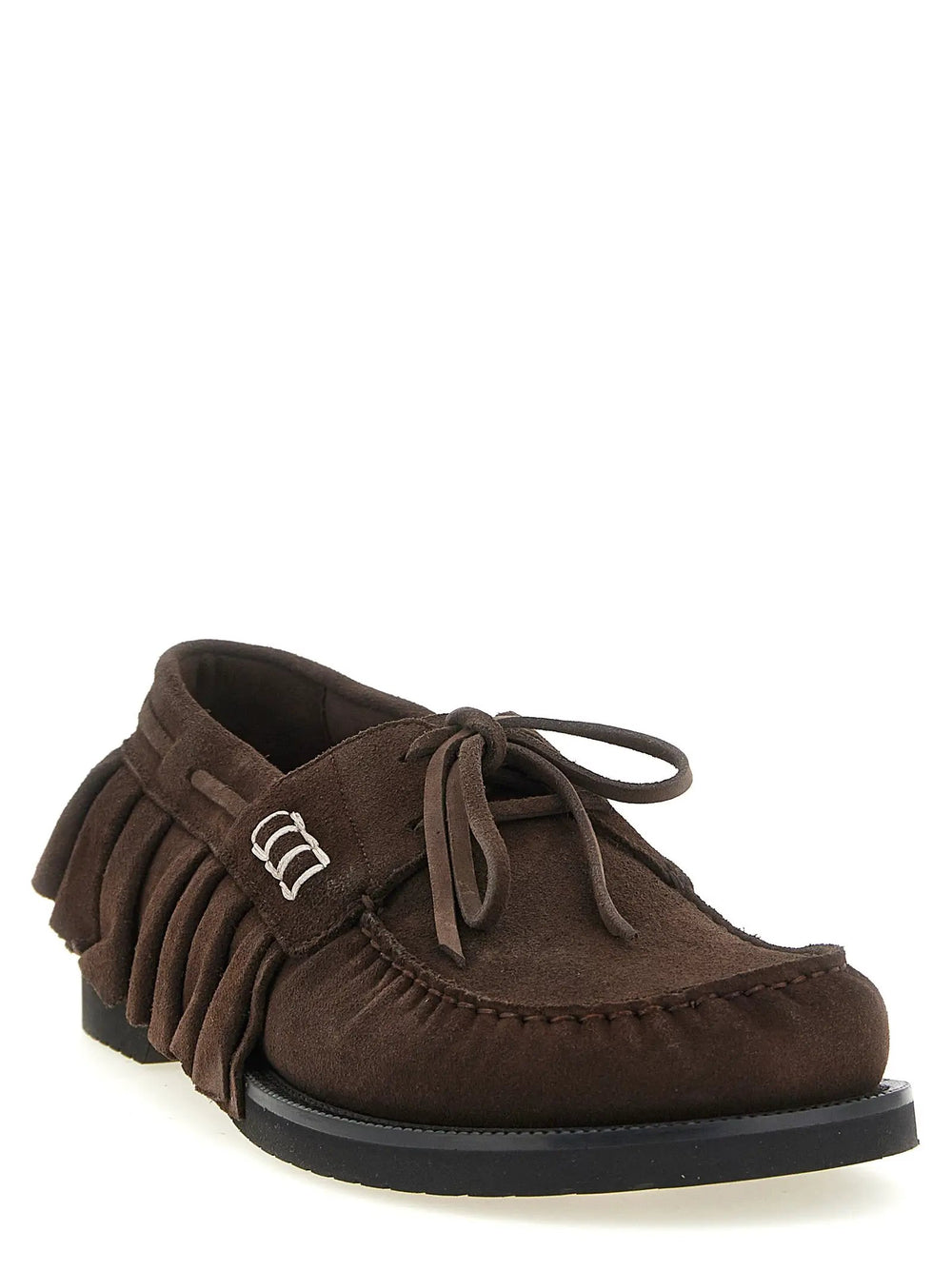 J.W.Anderson Sample Sale | J.W.Anderson Brown Suede Leather Moccassin - | Designer outlet