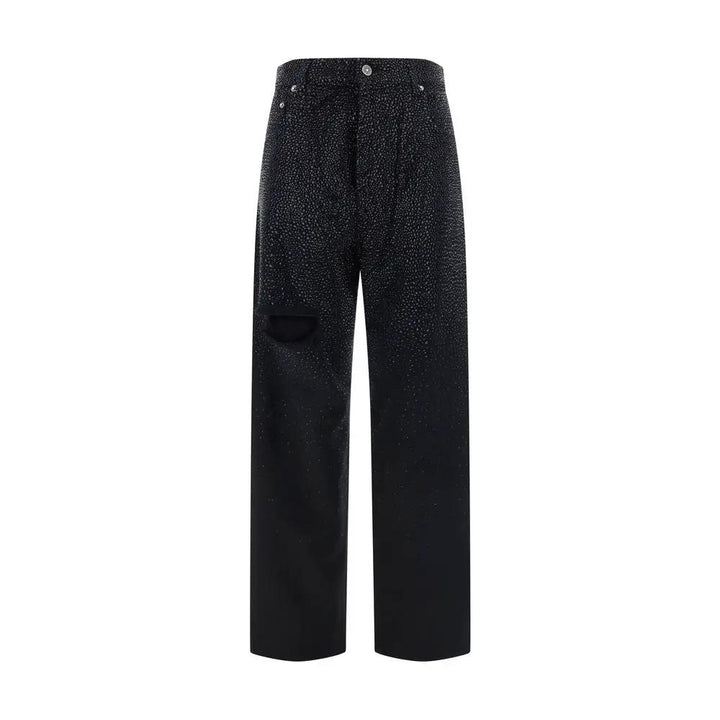Golden Goose Black Cotton Casual Pants