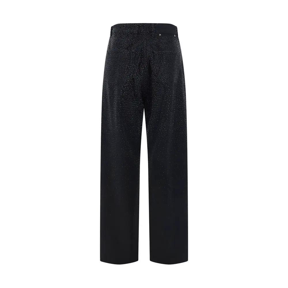 Golden Goose Black Cotton Casual Pants