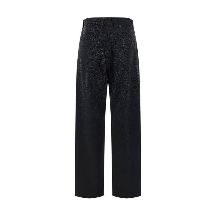 Golden Goose Black Cotton Casual Pants