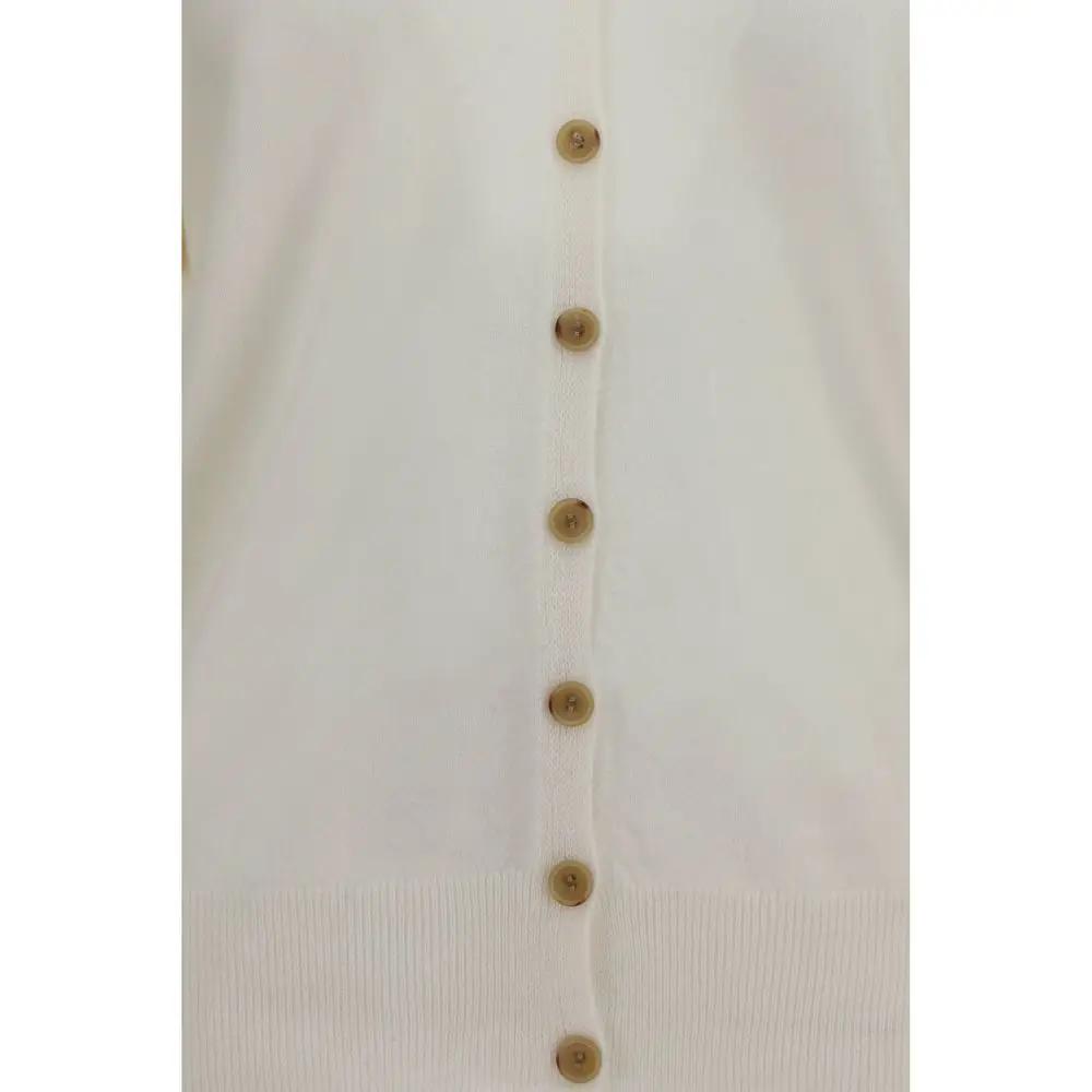Lisa Yang Beige Cashmere Cardigan